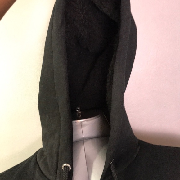 Men’s New David Bitton Black Hoodie Size Large - Picture 8 of 8